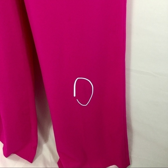 JAYGODFREY Pink Ruffle Off-the-Shoulder Jumpsuit Size 4 - Picture 7 of 8